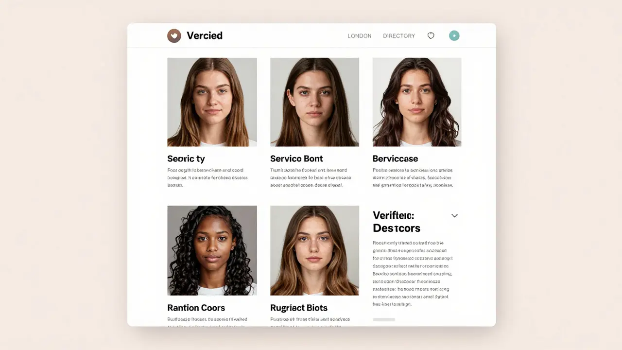 A verified escort profile with real photos and clear service details on a trusted website.